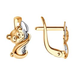 Серьги из золота (Арт.027410)