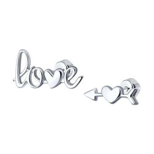 Серьги из серебра (Арт.94024454)