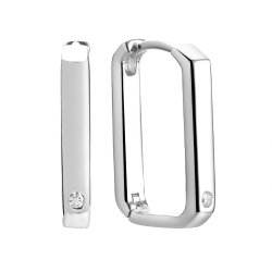 Серьги из серебра с фианитом (Арт.cz-e00873-x-w-w-x-x)