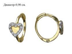 Серьги Эстет (Арт.01s134827)
