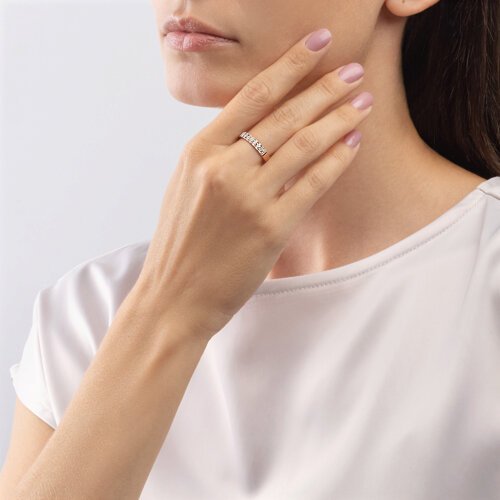 Кольцо из золота с бриллиантами «Грани сияния» Соколов (арт.1012355)