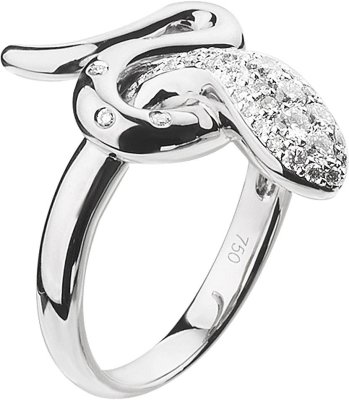 Кольцо из белого золота с бриллиантом (Арт.db052gb2s)