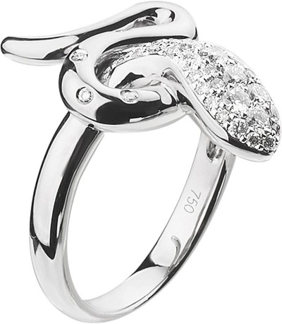 Кольцо с бриллиантами «Sensuality Wave» из белого золота Diamanti (арт.DB052GB2S)