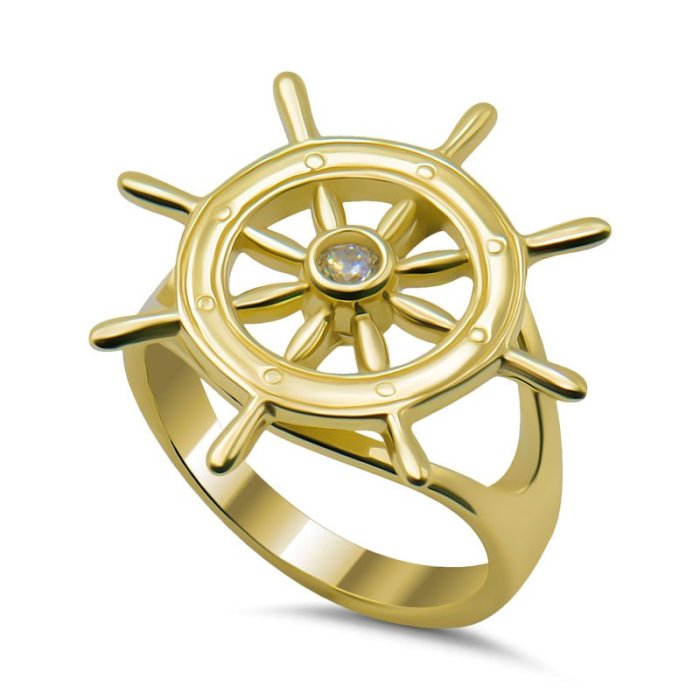 Кольцо Серебряные крылья (Арт.21wbv1gp-113_kubcirkonii)