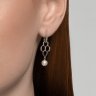 Серьги золотые пробы 585 с жемчугом (Арт.79-20062-3)