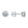 Серьги из белого золота с бриллиантами (Арт.9020033-36)