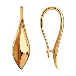 Серьги из золочёного серебра (Арт.93-120-00845-1)