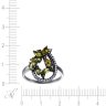 Кольцо из золота с бриллиантом и топазом (Арт.r30571_gt_pd_blk)