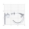 Серьги из серебра с фианитами (Арт.94-122-02048-1)