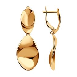 Серьги из золоченого серебра (Арт.93020995)