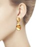Серьги из золоченого серебра (Арт.93020995)