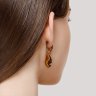 Серьги из золоченого серебра (Арт.93020995)