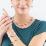 Серьги light blue-beige la_4905_21-0738