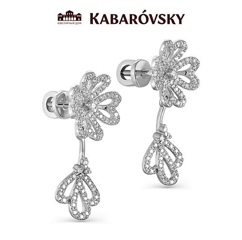 Серьги Кабаровский (Арт.12-095-8100)