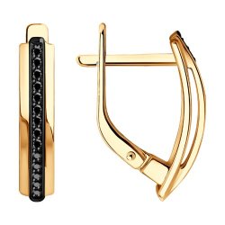 Серьги из золота с бриллиантами (Арт.51-220-01897-3)