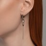 Серьга из серебра (Арт.94170332)
