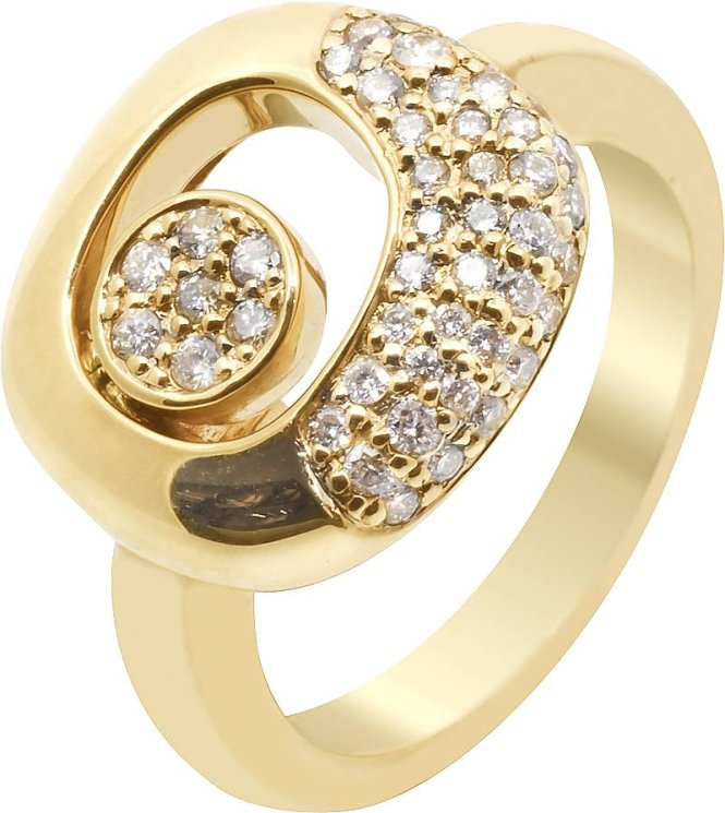 Кольцо из золота с бриллиантом (Арт.7vb013jb2_54)