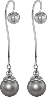 Серьги серебряные с жемчугом «Beautiful Elegance 31S» Rivoli (арт.AAS-10-12-31-S)