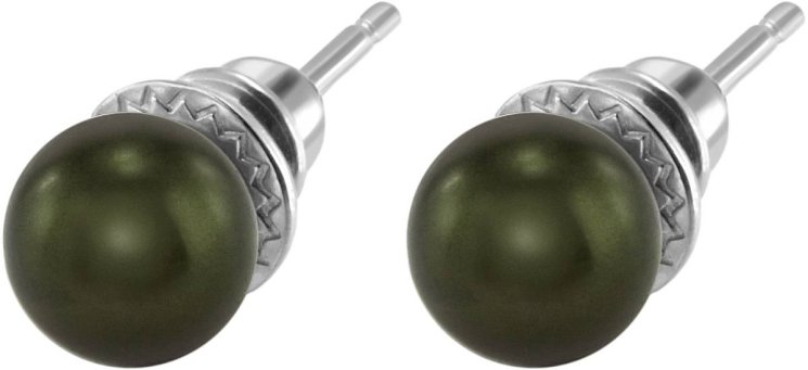 Серьги из серебра с жемчугом (Арт.aas-13-8-34-s)