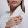 Кольцо из серебра с фианитами (Арт.94013838)