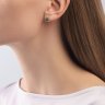 Серьги из желтого золота с бриллиантами (Арт.7020058-2)