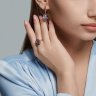 Серьги из золота с танзанитами (Арт.6024407)