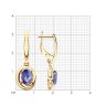 Серьги из золота с танзанитами (Арт.6024407)