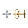 Серьги из золота с фианитами (Арт.029783)