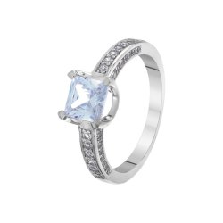 Кольцо из серебра с фианитом (Арт.cz-r00930-x-w-w-x-w)