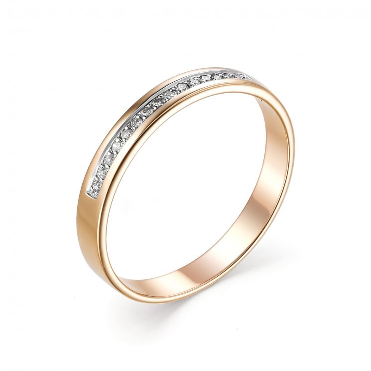 Кольцо из золота с бриллиантом Алькор КЮЗ (Золото) 13235-100