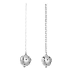 Серьги из серебра с куб. цирконием (Арт.rb-e325-1-x-w-x-x-w)