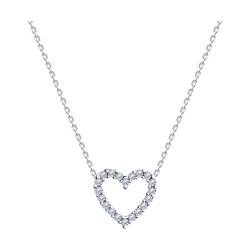Колье из серебра с фианитами (Арт.94070747)