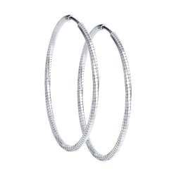 Серьги из серебра с алмазной гранью (Арт.94140083)