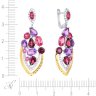 Серьги из золота с бриллиантом и рубином (Арт.e28866r_sr_ru_mc_wj)