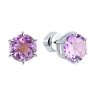 Серьги из серебра с ситаллами (Арт.92022837)