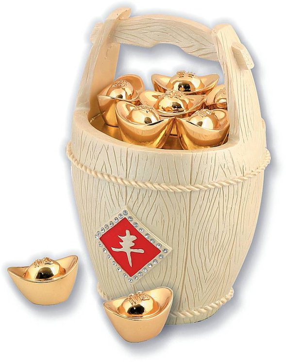 Статуэтка "корзина с монетами" Vanbo, гонконг (Арт.g286)