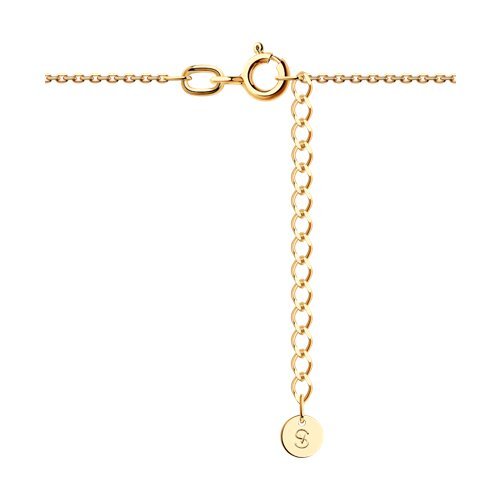 Колье из золота с бриллиантами и рубином (Арт.4070032)