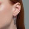 Серьги из серебра с эмалью (Арт.94026409)