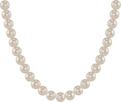 Ожерелье из серебра с жемчугом (Арт.90l-4)
