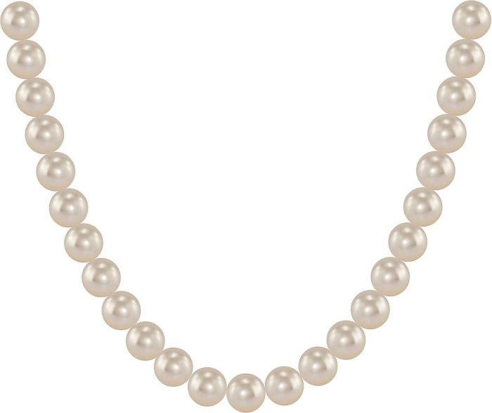 Ожерелье из серебра с жемчугом (Арт.90l-4)