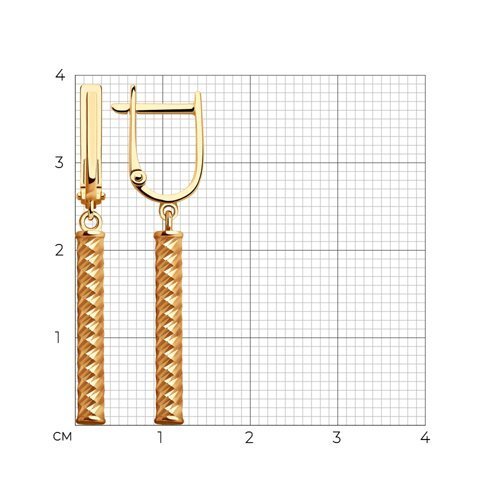 Серьги из золота (Арт.0200048)