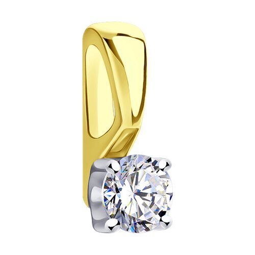 Кулон с бриллиантом из золота «Северное Сияние» Соколов (арт.53-230-01759-1)