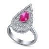 Кольцо серебряное с куб. цирконием «Крылья Света» MYJEWELS (арт.21qsrgg00610g-19-115)