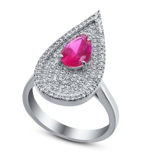 Кольцо серебряное с куб. цирконием «Крылья Света» MYJEWELS (арт.21qsrgg00610g-19-115)
