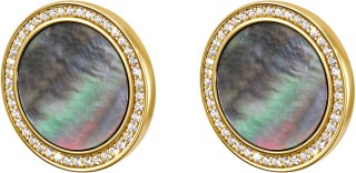 Серьги серебряные с жемчугом и фианитами Pearl Charm G Rivoli (арт.FPO-S3-15-D-G)