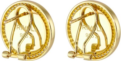 Серьги серебряные с жемчугом и фианитами Pearl Charm G Rivoli (арт.FPO-S3-15-D-G)