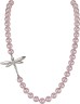 Ожерелье серебро с жемчугом и куб.цирконием «Dragonfly» Rivoli (арт.L25-DF28-S-13)