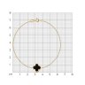 Браслет золотой пробы 585 с агатом (Арт.750646)