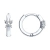 Серьги из серебра с фианитами «Нежное сияние» Соколов (арт.94025781)