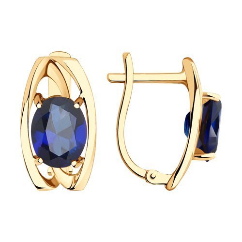 Серьги золотые пробы 585 (Арт.727075)